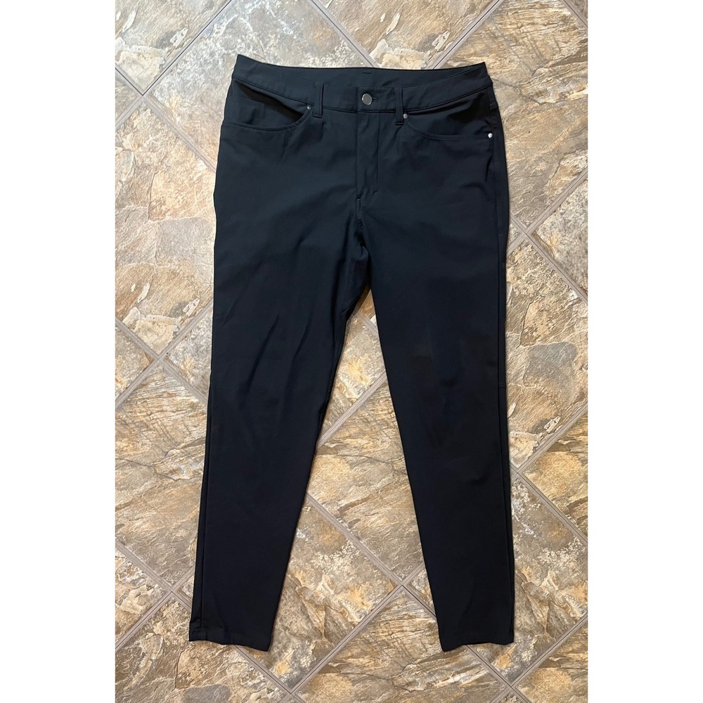 Lululemon ABC Slim Fit Trouser Men 32x32 Gray Warpstreme Pants